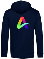 SWA Kapuzensweatjacke Unisex navy inkl. Aufdruck