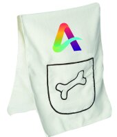SWA Hundetuch 40x100cm beige inkl. Aufdruck