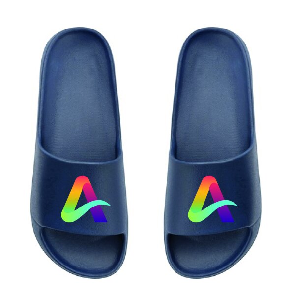 SWA Badelatschen navy inkl. Aufdruck