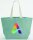 SWA Strandtasche 35 x 37 x 18 cm duck egg blue inkl. Aufdruck