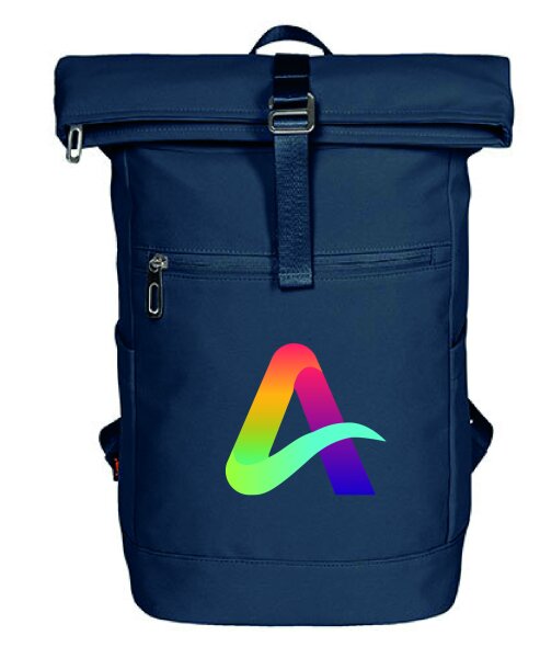 SWA Rucksack navy 25 x 34 x 14,5 cm inkl. Aufdruck
