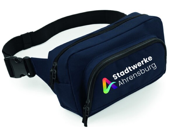 SWA Bauchtasche 24 x 13,5 x 9 cm navy inkl. Aufdruck