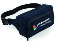 SWA Bauchtasche 24 x 13,5 x 9 cm navy inkl. Aufdruck