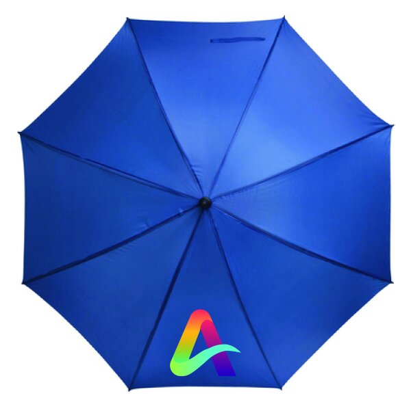 SWA Regenschirm Durchmesser: ca. 131 cm / Länge: ca. 96 cm navy inkl. Aufdruck