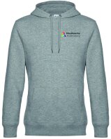 SWA Hoodie Damen heather grey inkl. Aufdruck Gr. 2XL