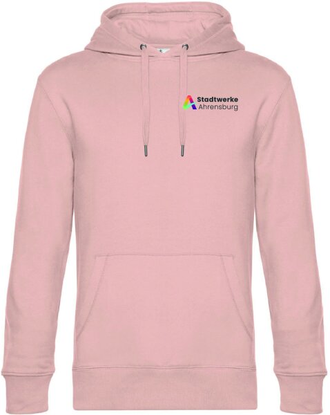 SWA Hoodie Unisex soft rose inkl. Aufdruck Gr. M