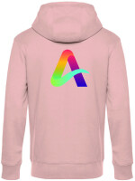 SWA Hoodie Unisex soft rose inkl. Aufdruck Gr. M