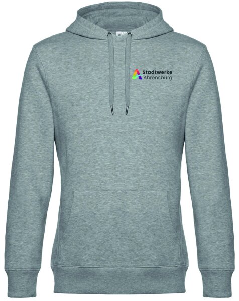 SWA Hoodie Damen heather grey inkl. Aufdruck