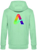SWA Hoodie Damen aqua green inkl. Aufdruck